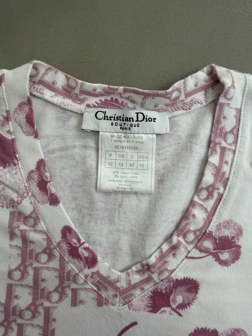 Christian Dior Cherry Blossom Trotter T-Shirt - M