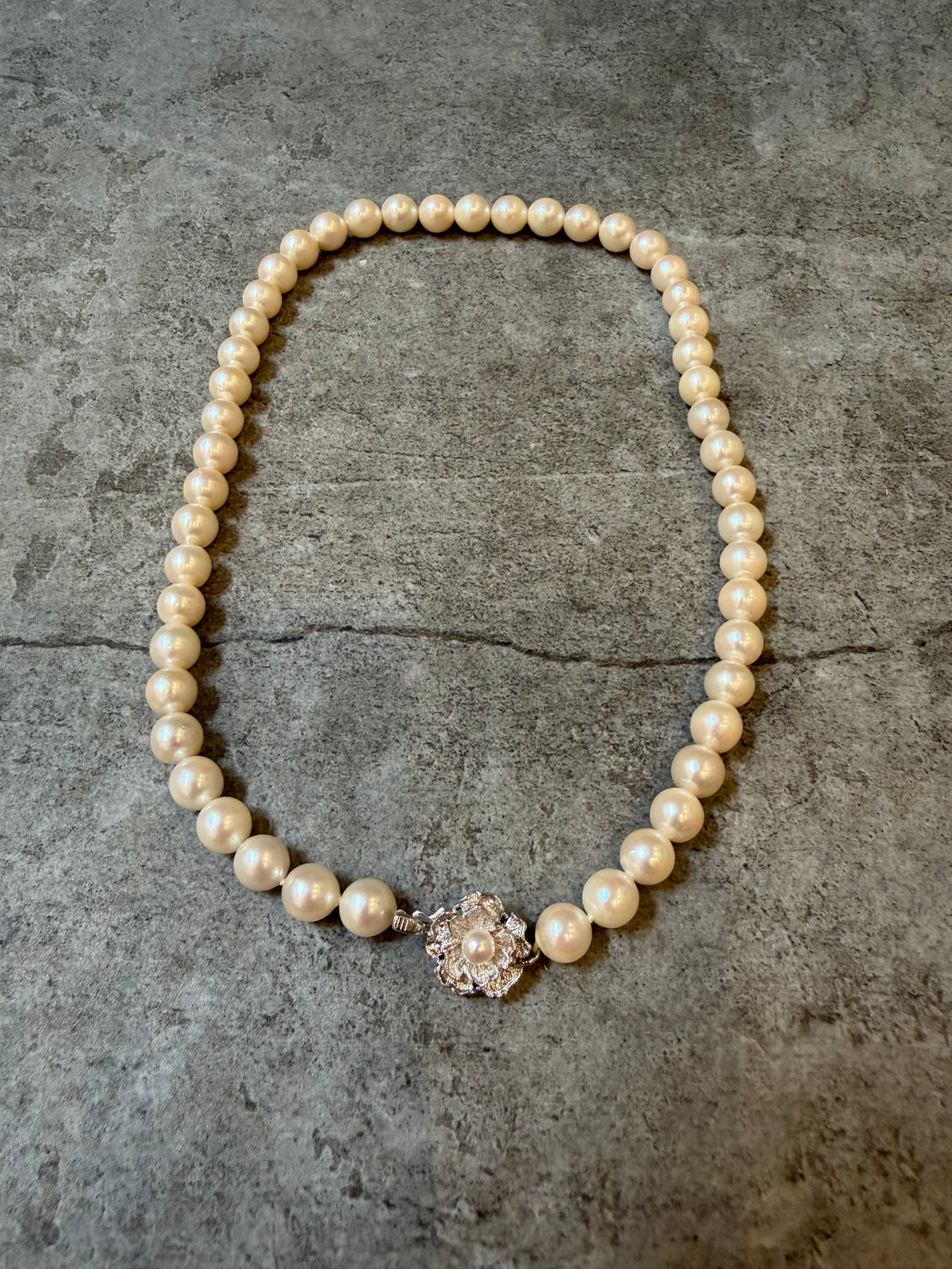 Genuine 1950's Akoya Pearl Necklace