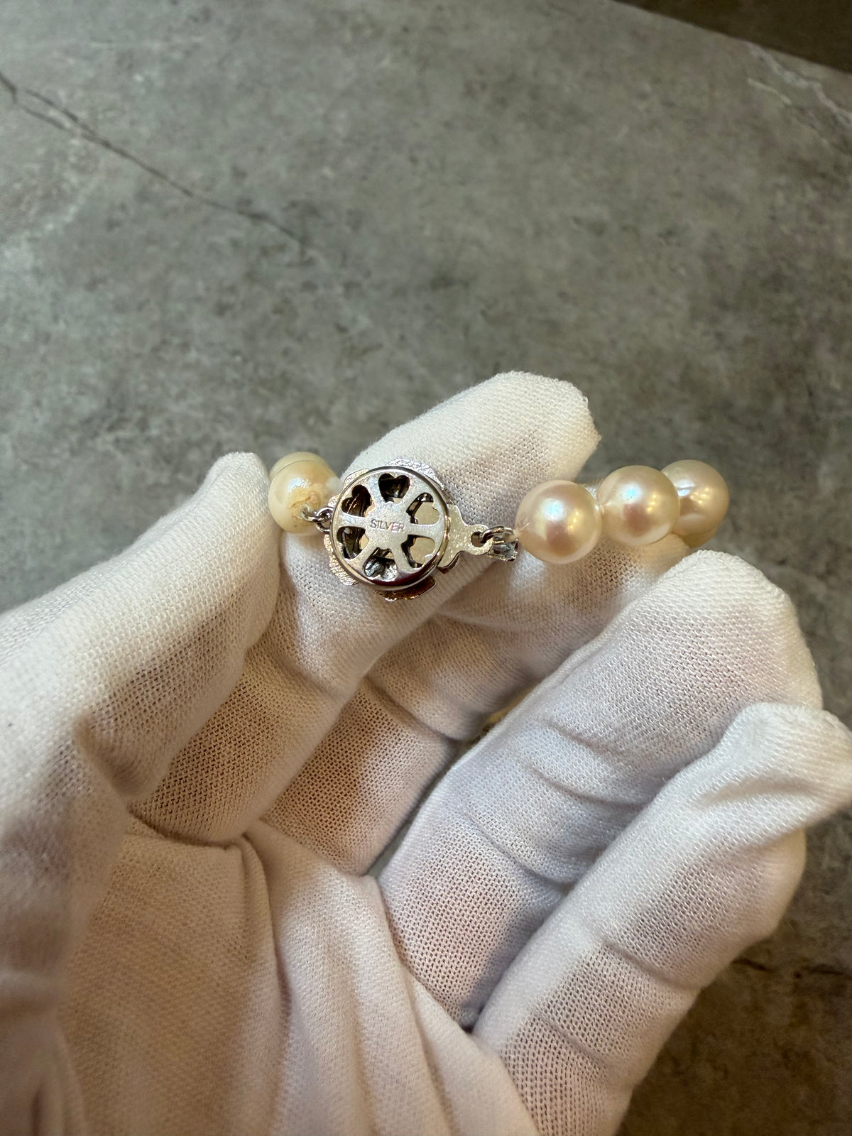 Genuine 1950's Akoya Pearl Necklace