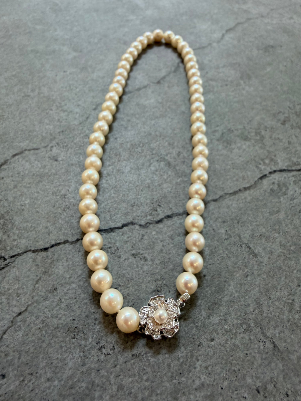 Genuine 1950's Akoya Pearl Necklace