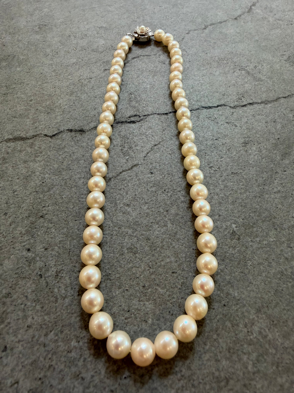 Genuine 1950's Akoya Pearl Necklace