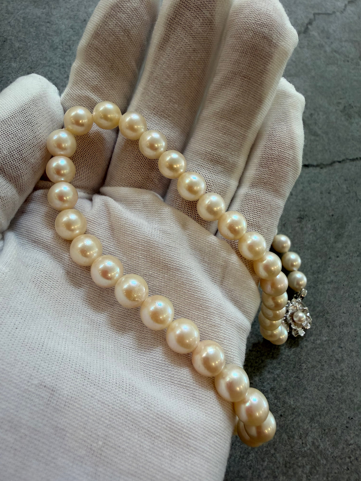 Genuine 1950's Akoya Pearl Necklace