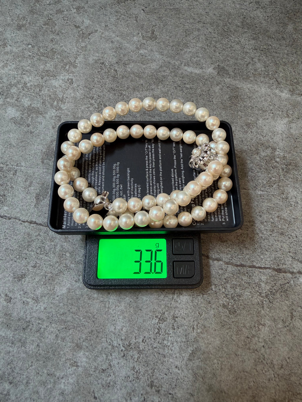 Genuine 1970's Akoya Pearl Necklace