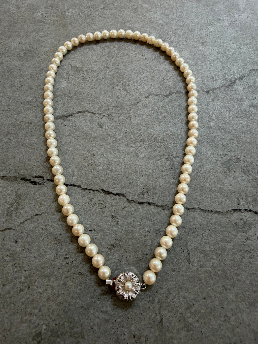 Genuine 1970's Akoya Pearl Necklace