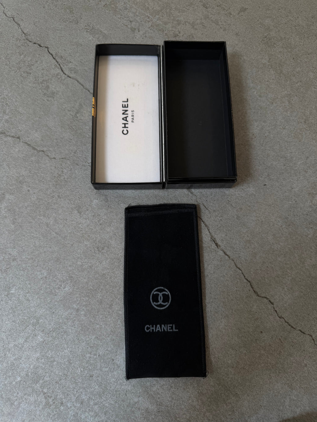 Chanel Black Quilted CC Sunglasses