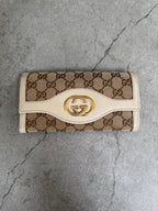 Gucci GG Monogram Canvas Continental Flap Wallet