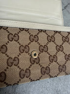 Gucci GG Monogram Canvas Continental Flap Wallet