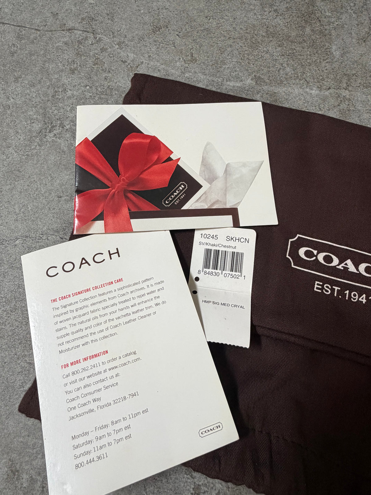 Coach Signature Canvas Flap Shoulder Bag Chestnut