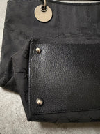 Gucci Black GG Monogram Canvas Mini Eclipse Tote Bag