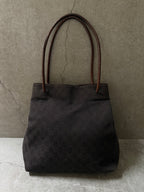Gucci Brown GG Monogram Canvas Shoulder Bag