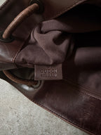 Gucci Brown GG Monogram Canvas Shoulder Bag