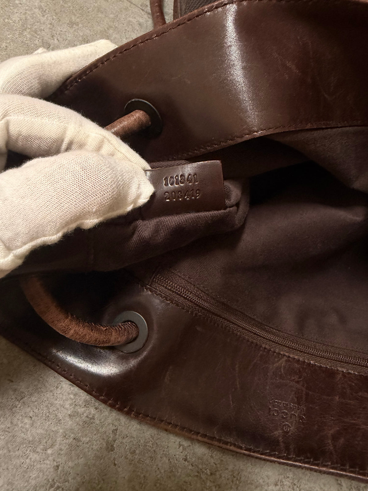 Gucci Brown GG Monogram Canvas Shoulder Bag