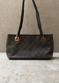 Gucci Black GG Monogram Canvas Mini Shoulder Bag Pochette