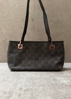 Gucci Black GG Monogram Canvas Mini Shoulder Bag Pochette
