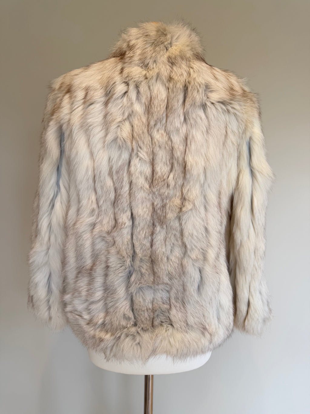 Vintage Takagi Fur Shadow Fox Fur Jacket - S