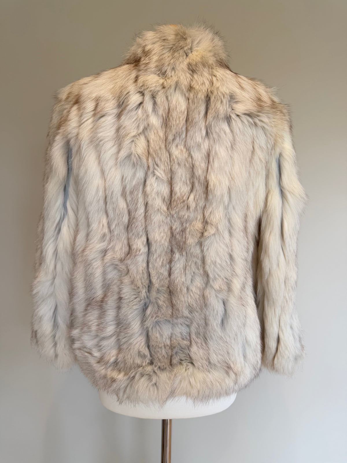 Vintage Takagi Fur Shadow Fox Fur Jacket - S