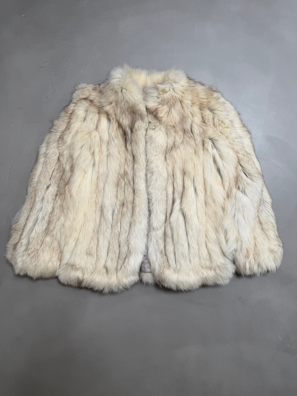 Vintage Takagi Fur Shadow Fox Fur Jacket - S
