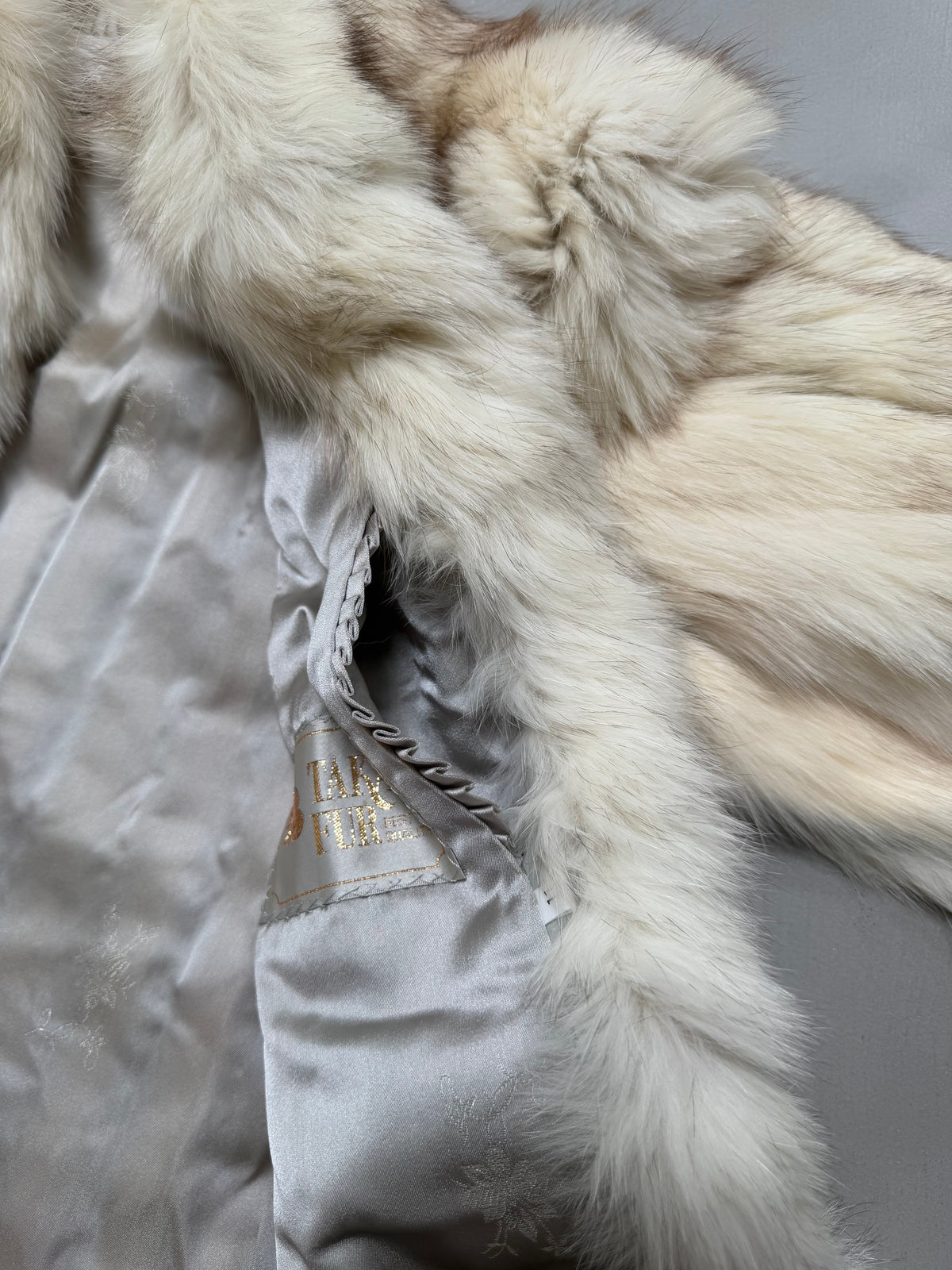 Vintage Takagi Fur Shadow Fox Fur Jacket - S