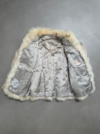 Vintage Takagi Fur Shadow Fox Fur Jacket - S