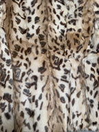 Vintage Pola Amian Leopard Print Goat Fur Jacket - S