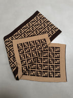 Fendi Zucca Monogram Knit Scarf