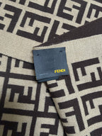 Fendi Zucca Monogram Knit Scarf