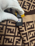 Fendi Zucca Monogram Knit Scarf