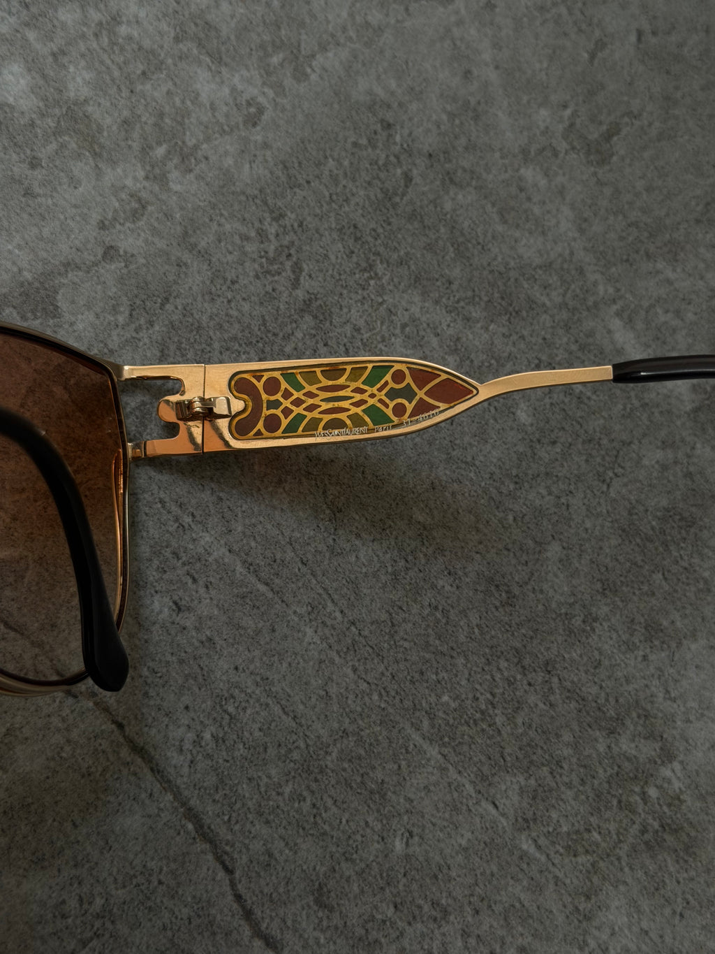 Yves Saint Laurent Paris 1980's Vintage Sunglasses Model 31-4017