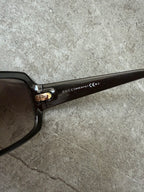Gucci GG Brown Script Logo Sunglasses 3622/F/S