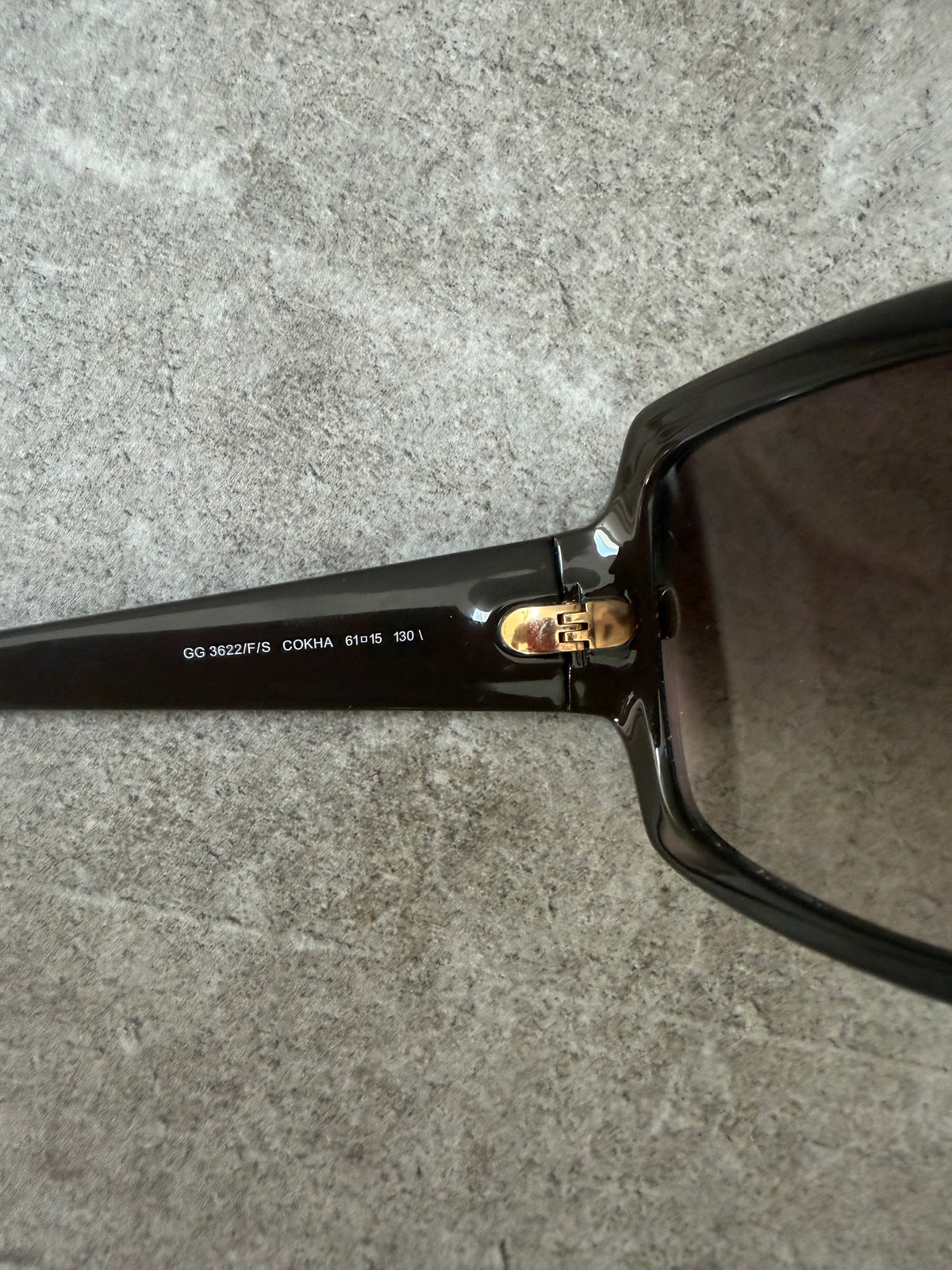 Gucci GG Brown Script Logo Sunglasses 3622/F/S