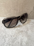 Gucci GG Brown Script Logo Sunglasses 3622/F/S