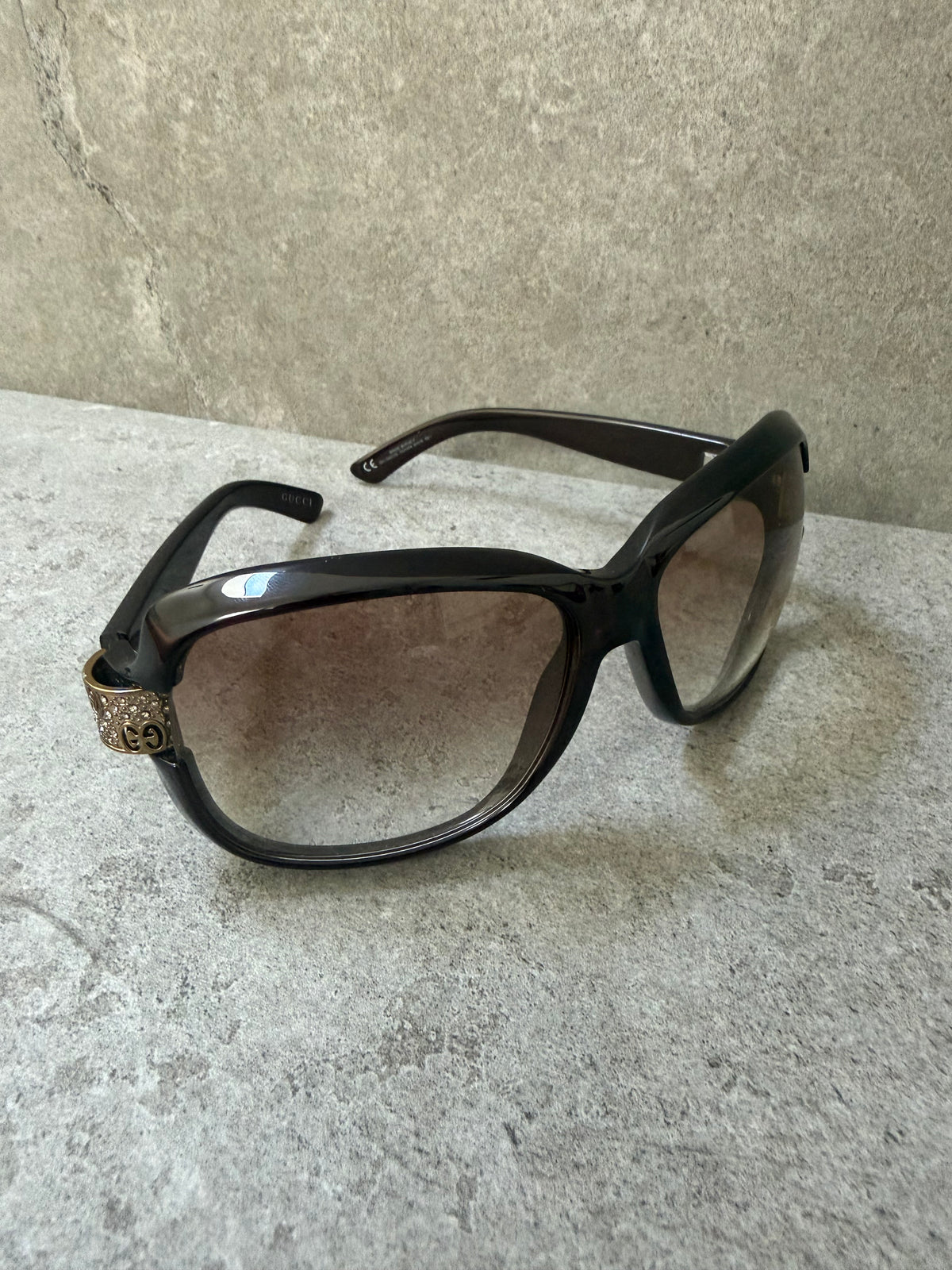 Gucci GG 2695/S Rhinestone Hinge Oversized Sunglasses