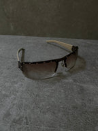 Gucci Y2K Studded Shield Monogram Sunglasses GG 2829/S