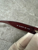 Gucci Cherry Burgundy Honey Ombre Vintage 1998 Tom Ford Sunglasses GG2407/S