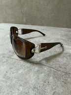Gucci Horsebit Y2K Brown Olive Sunglasses GG 2951