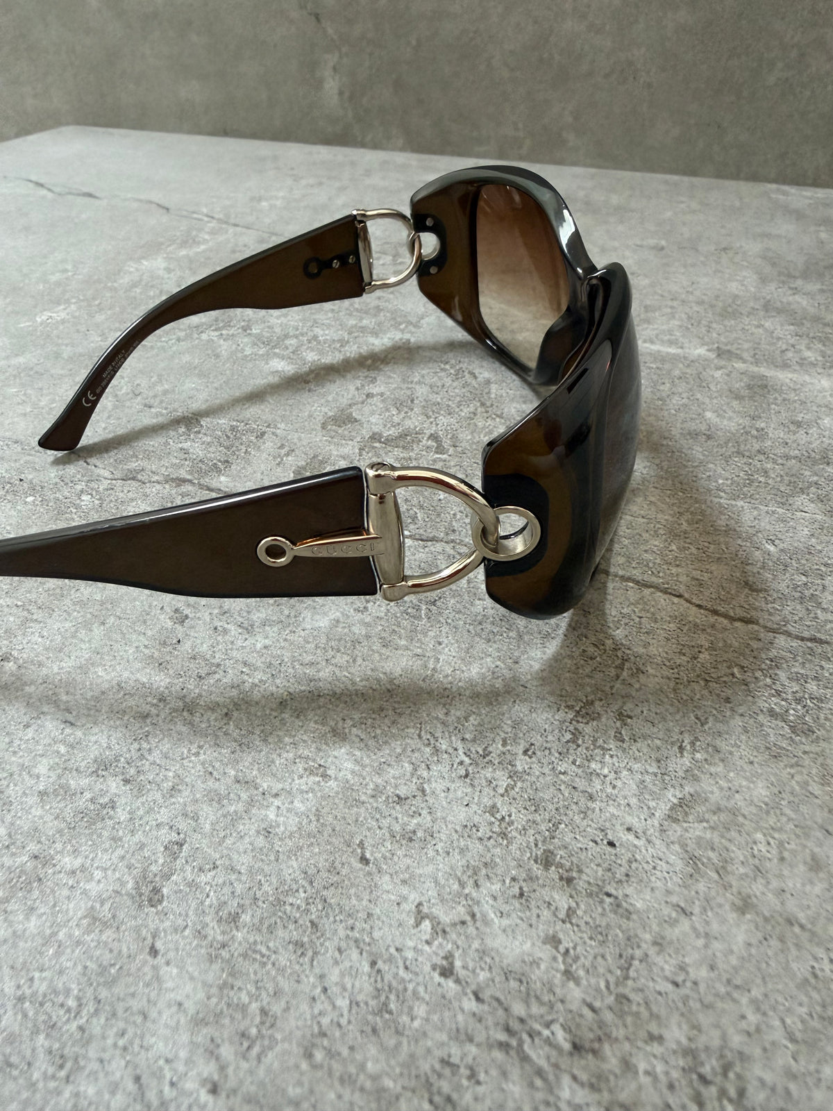 Gucci Horsebit Y2K Brown Olive Sunglasses GG 2951