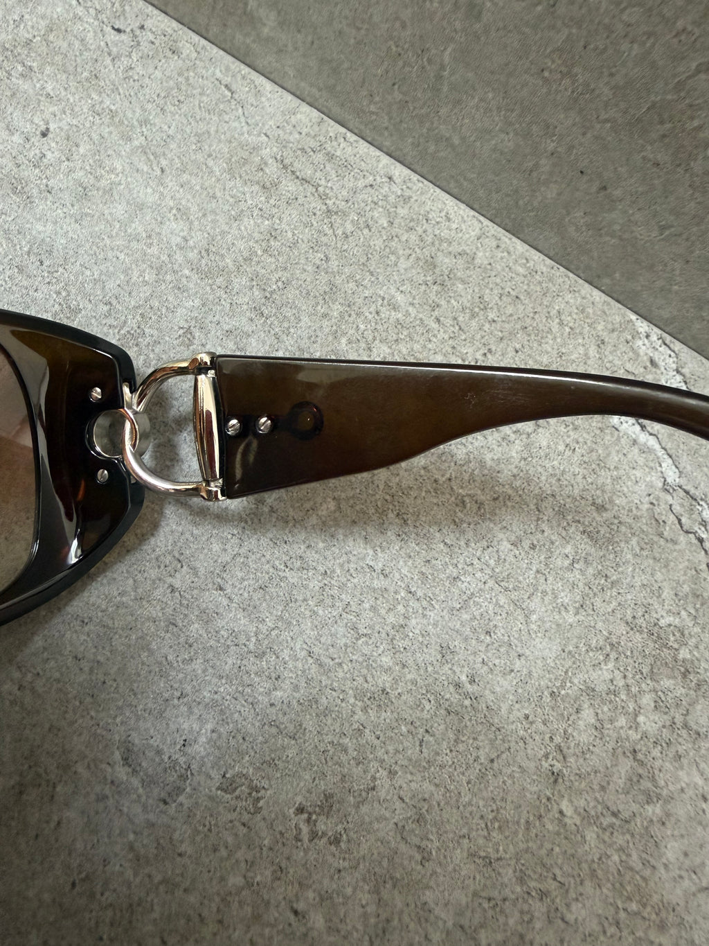 Gucci Horsebit Y2K Brown Olive Sunglasses GG 2951