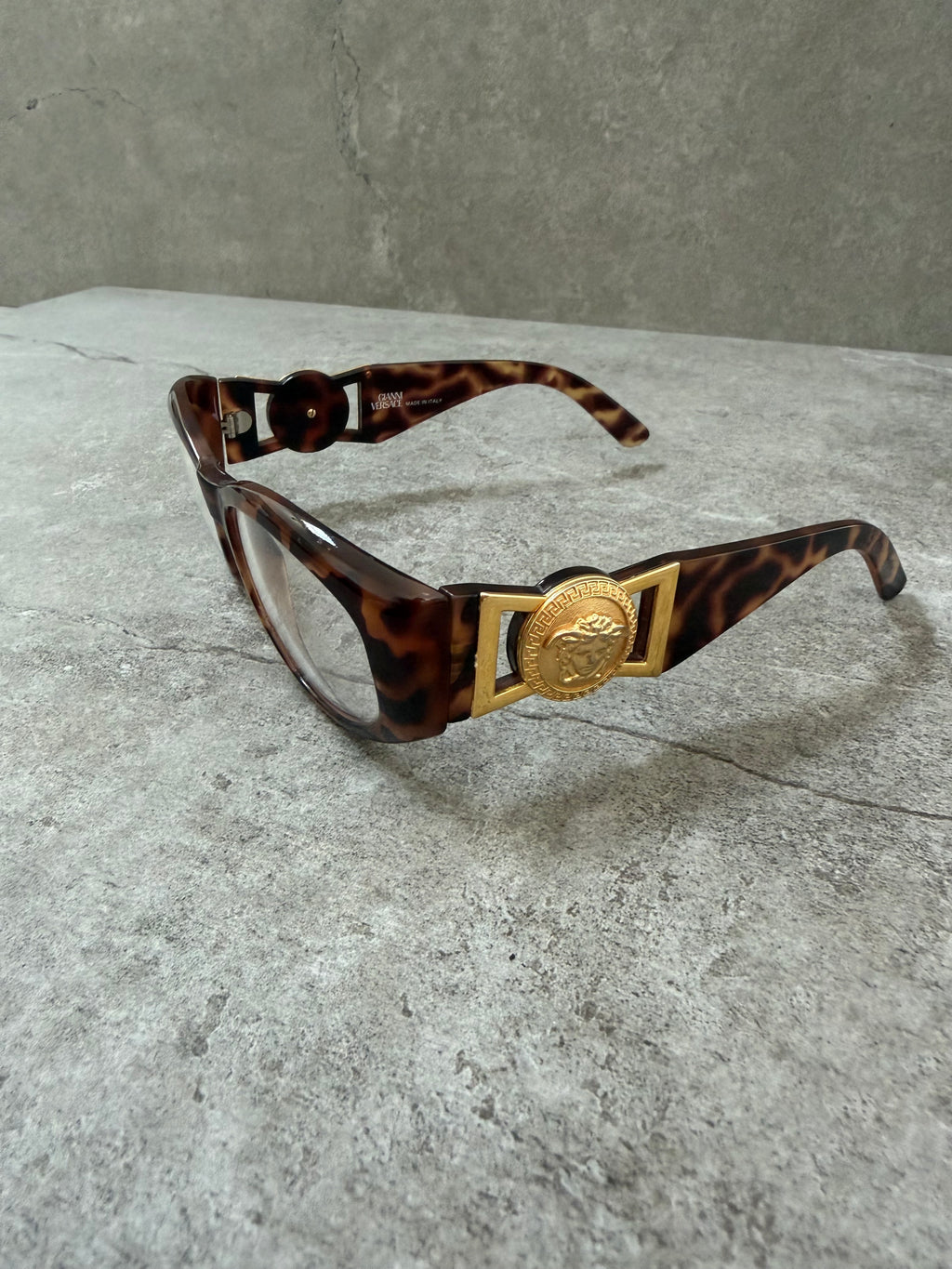 Gianni Versace Vintage 1992 Medusa Spectacle Glasses MOD 424