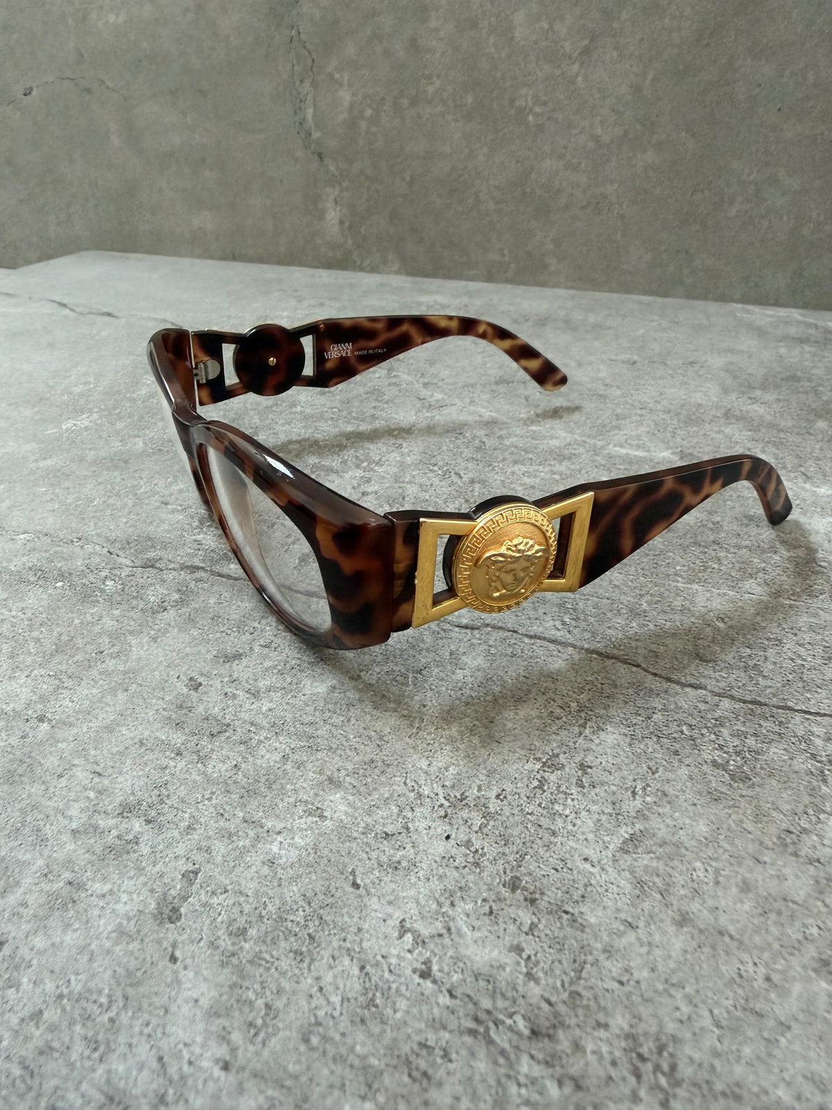 Gianni Versace Vintage 1992 Medusa Spectacle Glasses MOD 424
