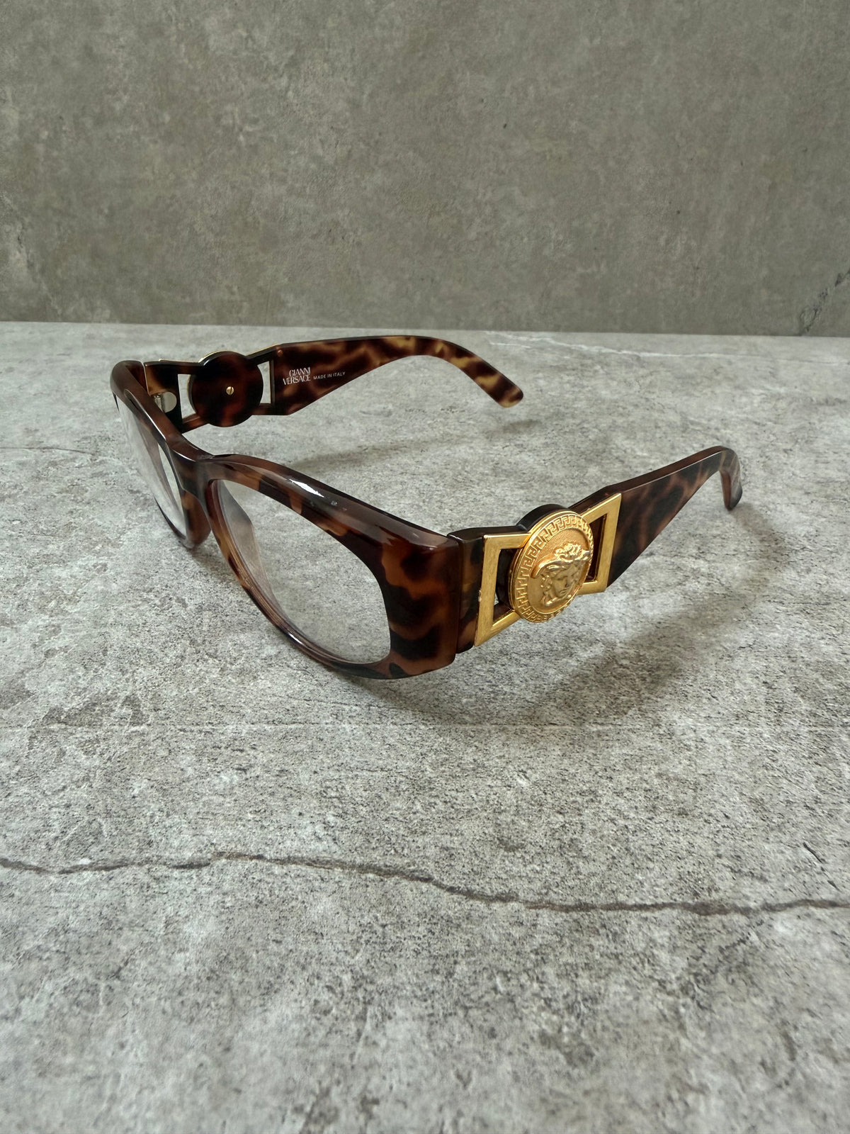 Gianni Versace Vintage 1992 Medusa Spectacle Glasses MOD 424