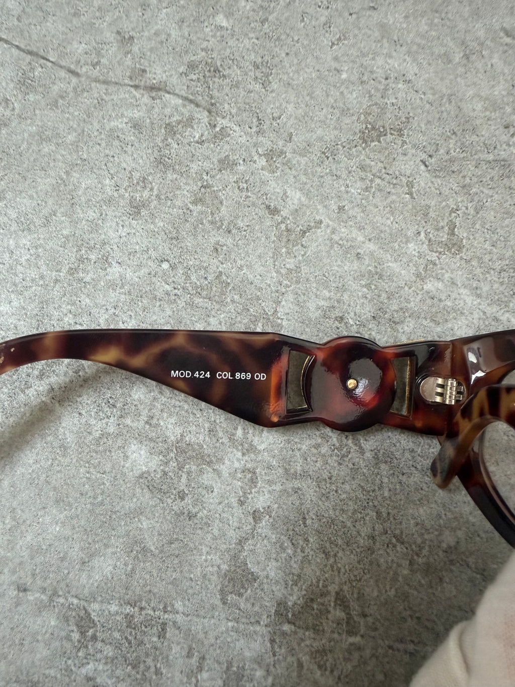Gianni Versace Vintage 1992 Medusa Spectacle Glasses MOD 424