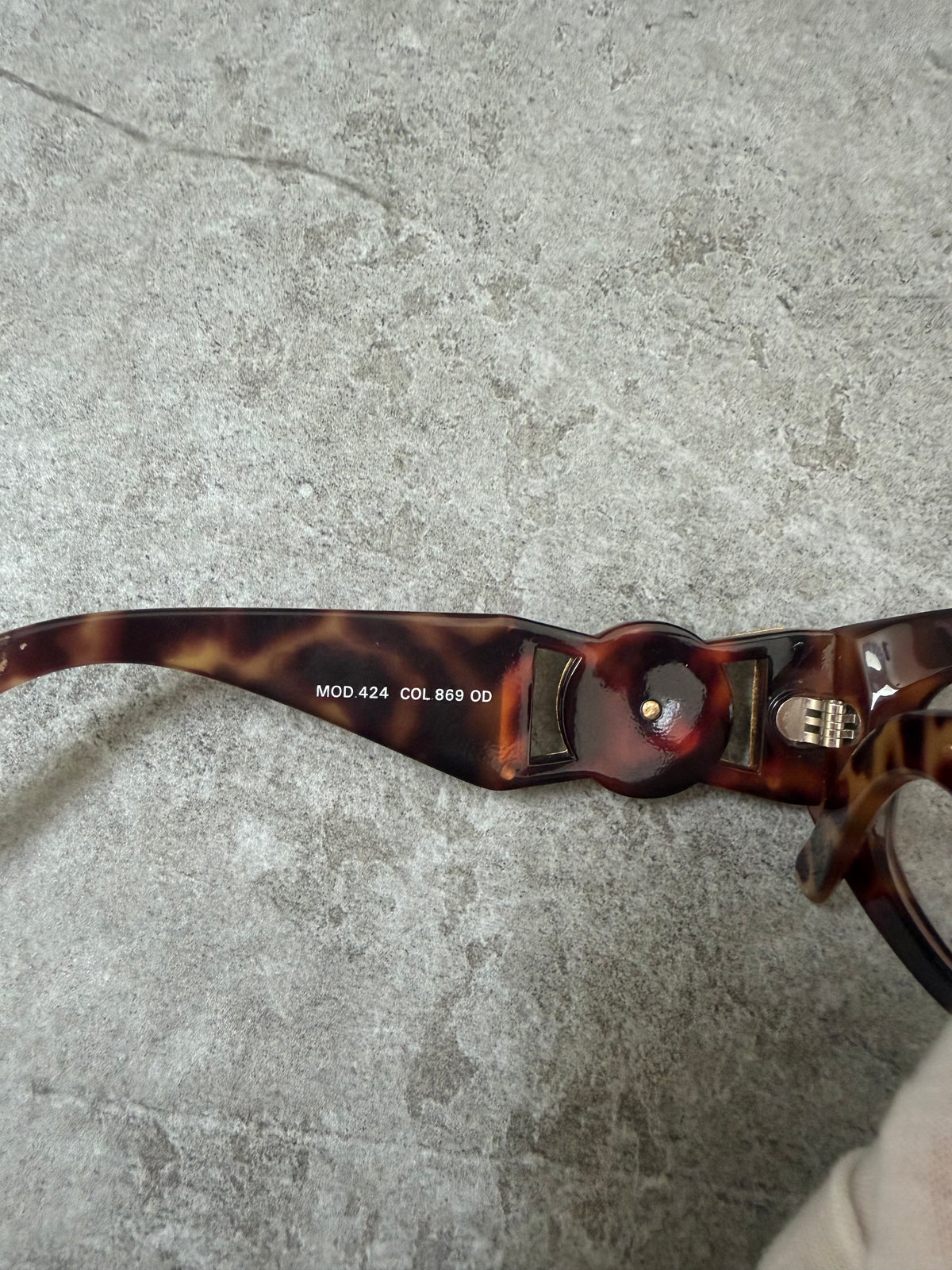 Gianni Versace Vintage 1992 Medusa Spectacle Glasses MOD 424