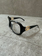 Gucci Bamboo Interlocking GG Logo Spectacle Glasses 3508/S
