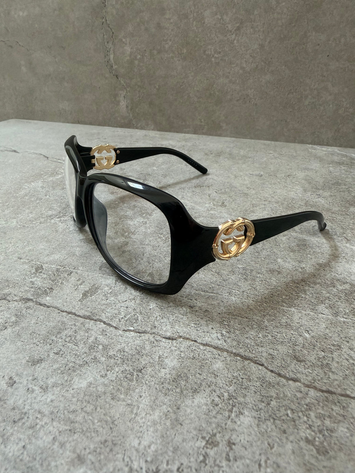 Gucci Bamboo Interlocking GG Logo Spectacle Glasses 3508/S