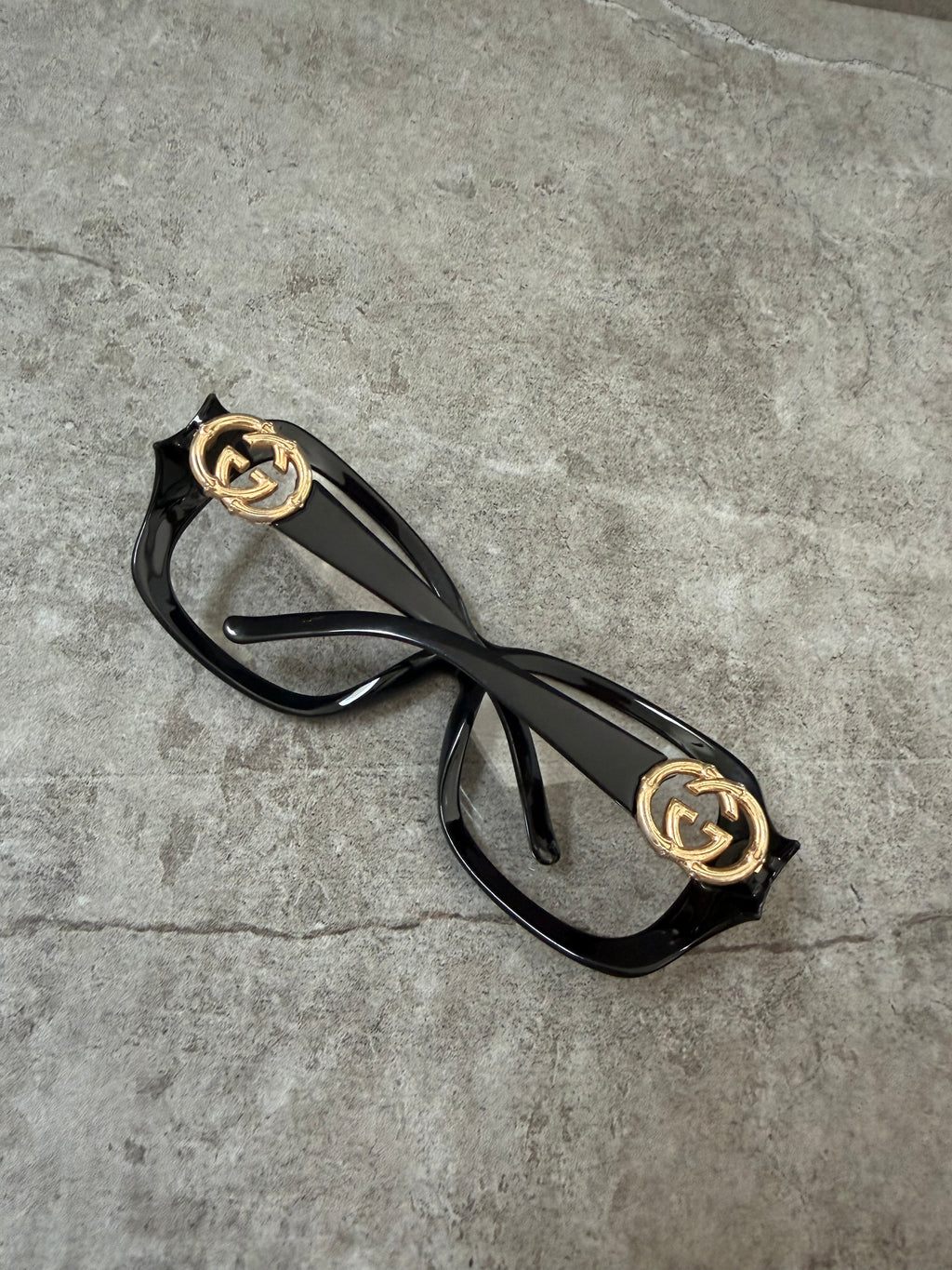 Gucci Bamboo Interlocking GG Logo Spectacle Glasses 3508/S