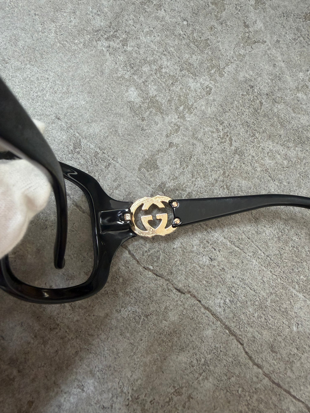 Gucci Bamboo Interlocking GG Logo Spectacle Glasses 3508/S