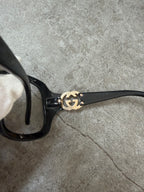 Gucci Bamboo Interlocking GG Logo Spectacle Glasses 3508/S