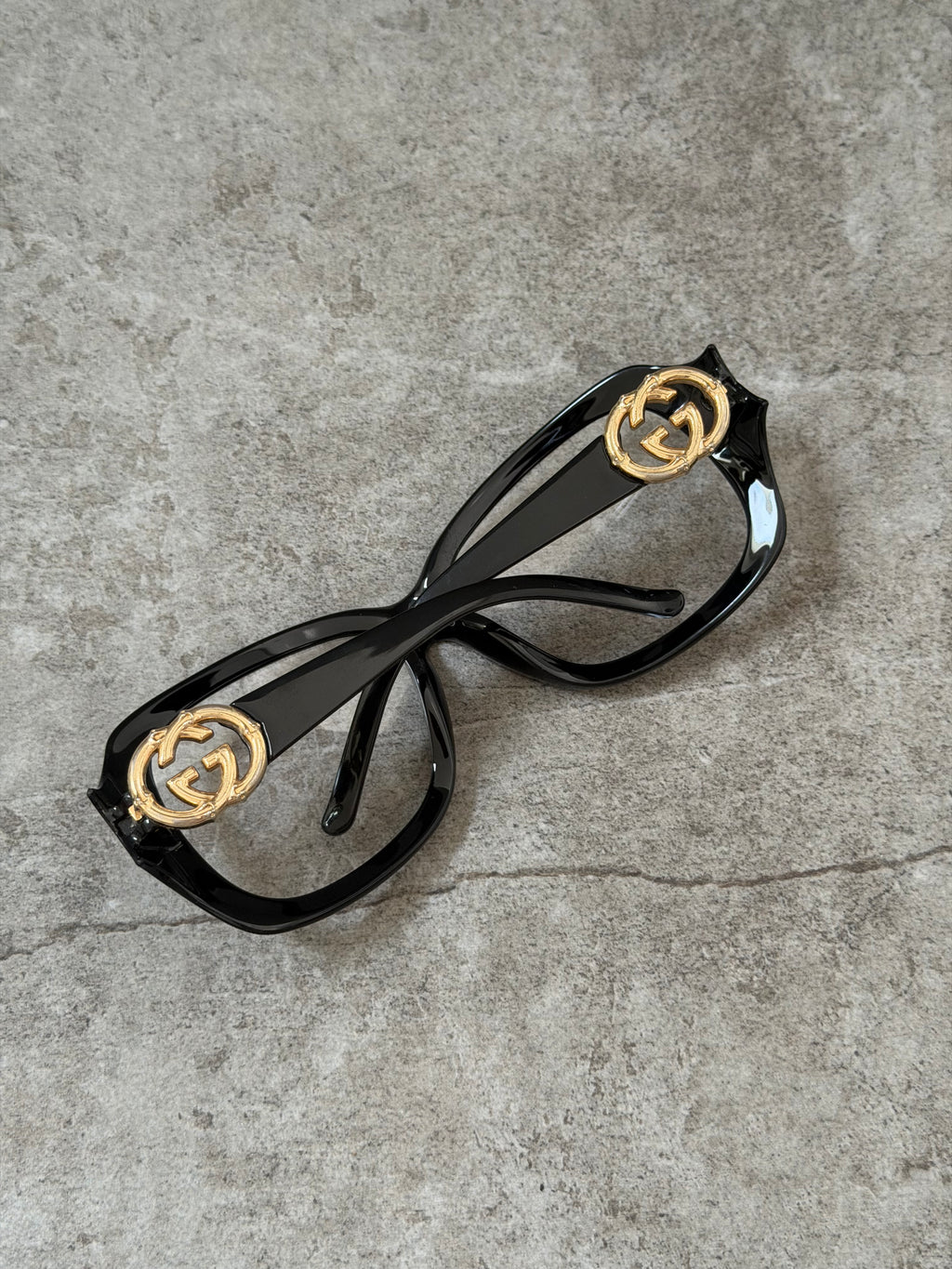 Gucci Bamboo Interlocking GG Logo Spectacle Glasses 3508/S