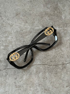 Gucci Bamboo Interlocking GG Logo Spectacle Glasses 3508/S