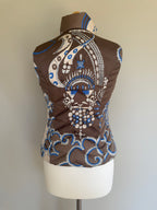 Emilio Pucci 2005 Quilted Down Ski Vest Gilet - S